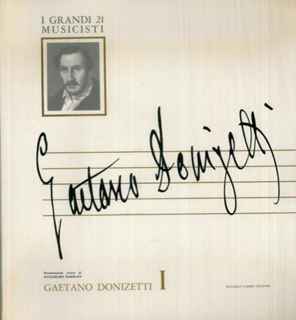 Gaetano Donizetti - copertina
