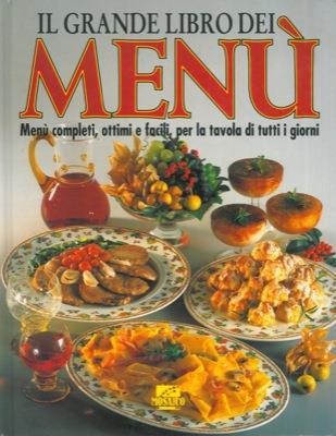 Il grande libro dei menù - copertina