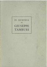 In memoria di Giuseppe Tamburi