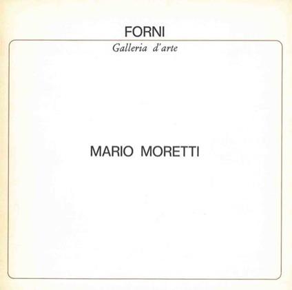 Mario Moretti - copertina