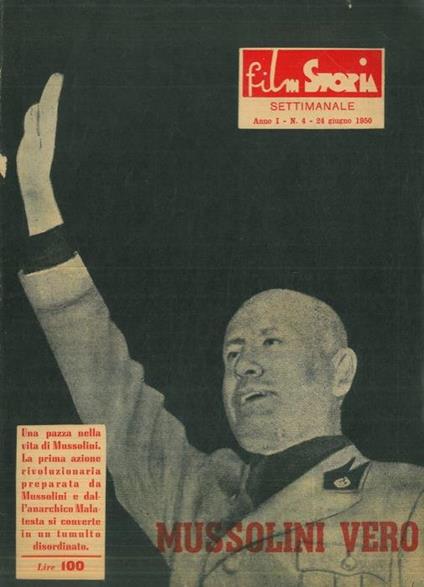 Mussolini vero - copertina