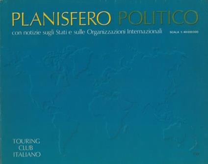 Planisfero politico con nutizie sugli stati e sulle organizzazioni internazionali - copertina