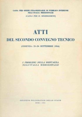 I problemi della montagna nell'Italia meridionale - copertina