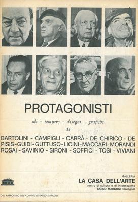 Protagonisti. 10 dicembre 1977. 22 gennaio 1978. Opere provenienti da collezioni private - copertina