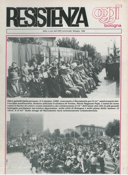 Resistenza oggi. Bologna - copertina