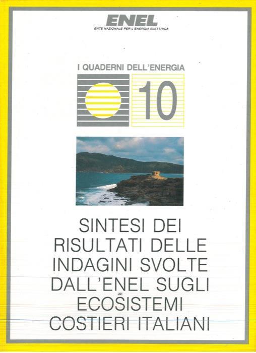 Sintesi dei risultati delle indagini svolte dall'Enel sugli ecosistemi costieri italiani - copertina