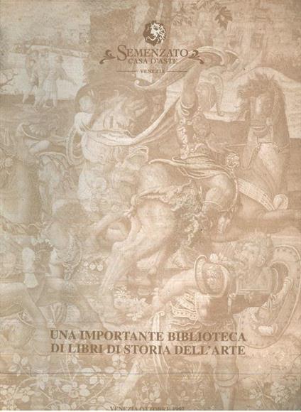 Una importante biblioteca di libri di storia dell'arte - copertina
