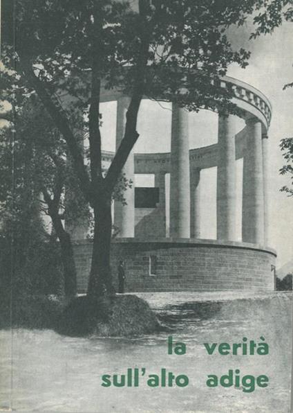 La verità sull' Alto Adige - copertina