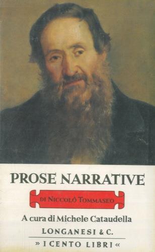 Prose narrative - Niccolò Tommaseo - copertina
