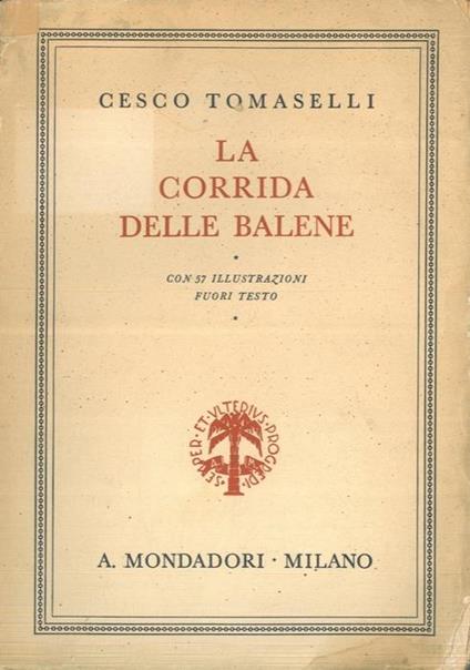 La corrida delle balene - Cesco Tomaselli - copertina