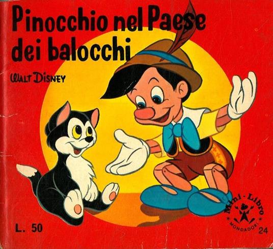 Pinocchio nel Paese dei balocchi - Walt Disney - copertina