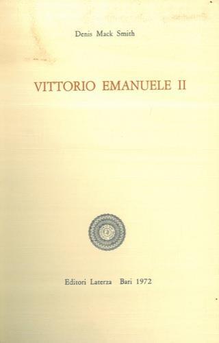 Vittorio Emanuele II - Denis Mack Smith - copertina