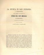 La musica in San Petronio a continuazione delle memorie riguardanti la storia dell'arte musicale in Bologna