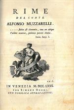 Rime del Conte Alfonso Muzzarelli