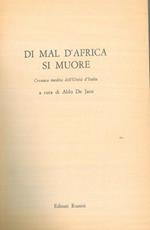 Di mal d'Africa si muore. Cronaca inedita dell'Unità d'Italia