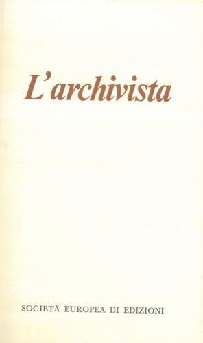 L' archivista - Marcello Staglieno - copertina