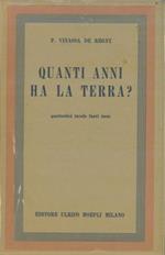 Quanti anni ha la terra?