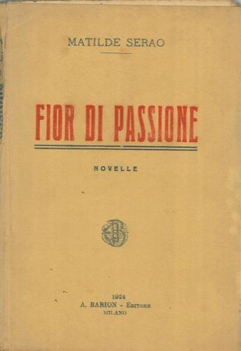 Fior di passione - Matilde Serao - copertina