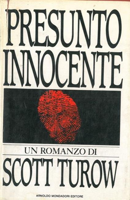 Presunto innocente - Scott Turow - copertina