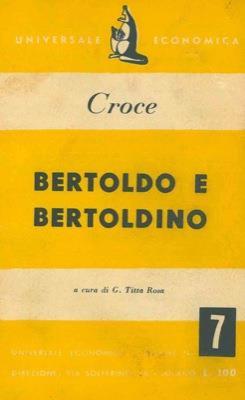 Bertoldo e Bertoldino - G. Cesare Croce - copertina