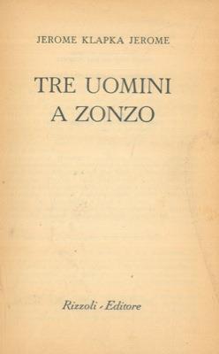 Tre uomini a zonzo - Jerome K. Jerome - copertina