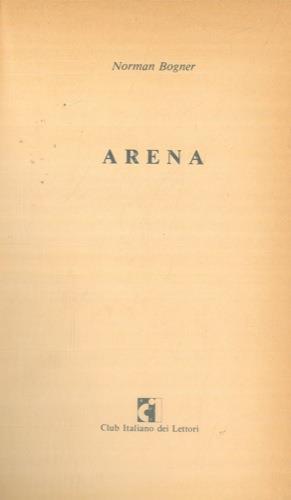 Arena - Norman Bogner - copertina