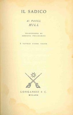Il sadico - Paull Hill - copertina