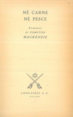 Né carne né pesce - Compton Mackenzie - copertina