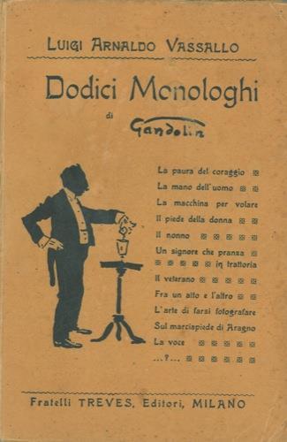 Dodici monologhi di Gandolin - Luigi A. Vassallo - copertina
