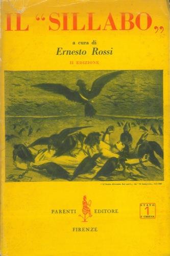 Il Sillabo II edizione - Ernesto Rossi - copertina
