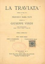 La traviata. Opera in tre atti di F.M. Piave