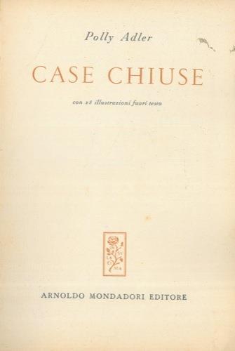 Case chiuse - Polly Adler - copertina
