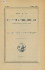 Sur un fait curieux de la Montée d'anguillle
