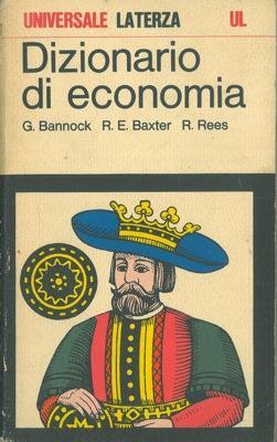 Dizionario di economia - Graham Bannock - copertina