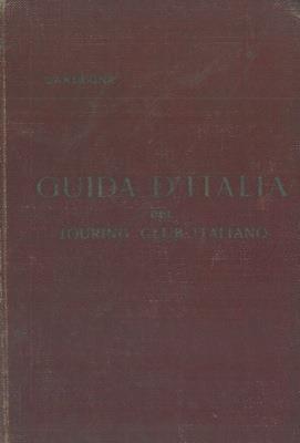Sardegna - Luigi V. Bertarelli - copertina