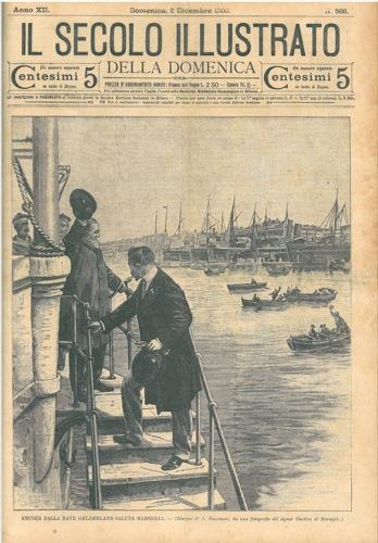 Kruger dalla nave Gelderland saluta Marsiglia - A. Bonamore - copertina