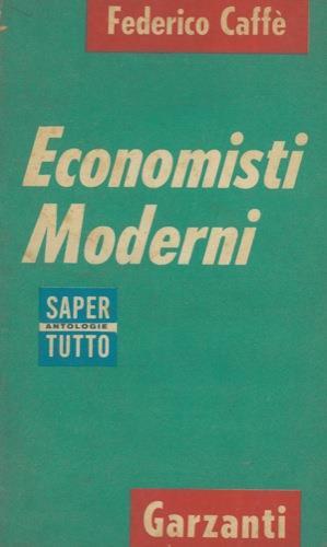 Economisti moderni - Federico Caffè - copertina
