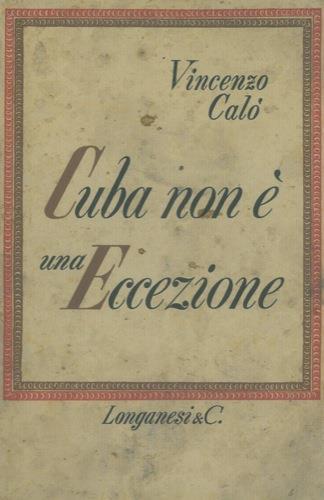 Cuba non é un'eccezione - Vincenzo Calò - copertina