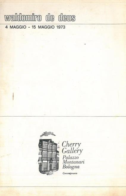 Waldomiro de Deus - Lino Cavallari - copertina