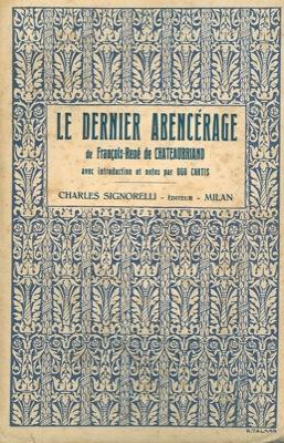 Le dernier Abencérage - François-René de Chateaubriand - copertina