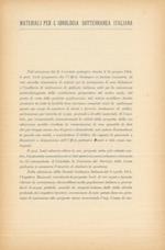 Acque salienti della Liguria orientale e della Lunigiana