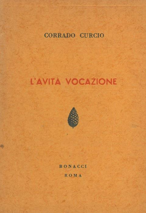 L' avita vocazione - Corrado Curcio - copertina