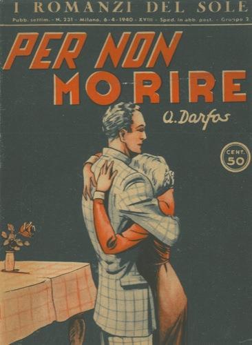 Per non morire - A. Darfos - copertina