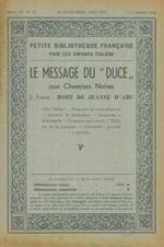 Le message du 