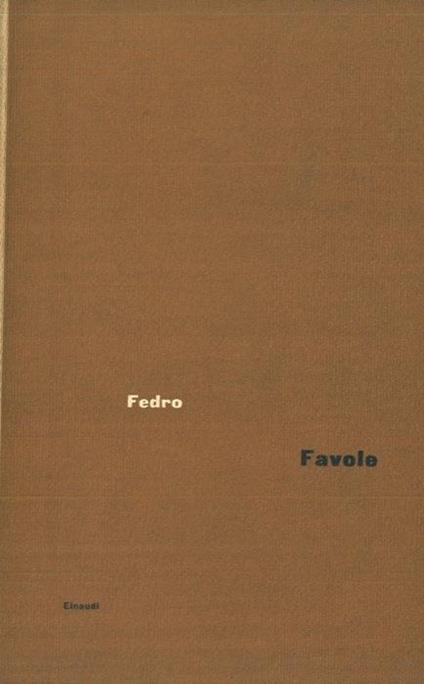 Favole - Fedro - copertina