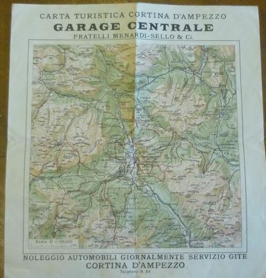 Carta turistica Cortina d'Ampezzo - Menardi Fratelli - copertina