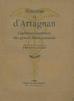 Memoires de d'Artagnan Capitaine-lieutenant des grands Mousquetaires