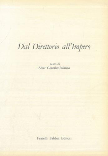 Dal Direttorio all'Impero - Gonzalez - copertina
