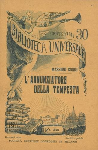 L' annunziatore della tempesta - Maksim Gorkij - copertina