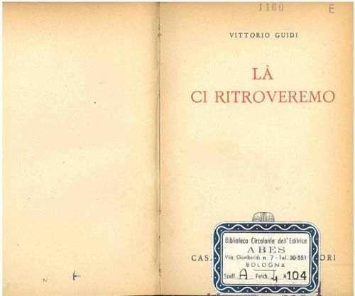 La Là ci ritroveremo - Virginia Guidi - copertina